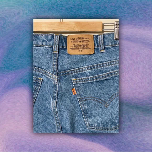 ♥︎ Levi’s RARE 631 Vintage Orange Tab Jeans ♥︎ - Picture 3 of 5